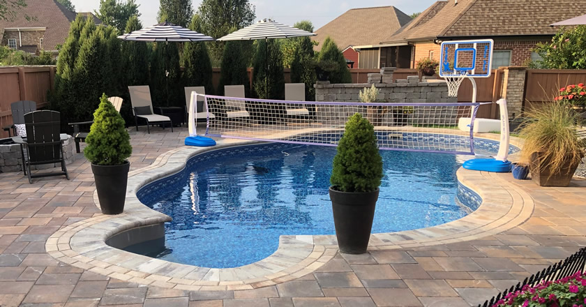 Rochester Hills-semi-inground pool-Michigan