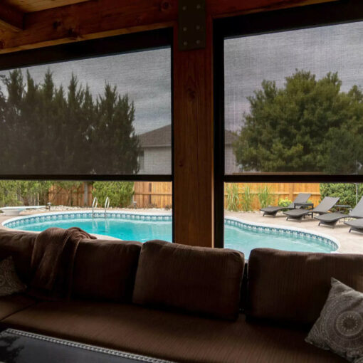 Michigan motorized retractable screens for insect protection